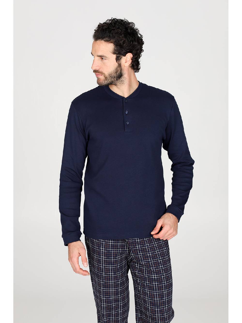 Julipet Pigiama Serafino In Caldo Interlock Di Puro Cotone