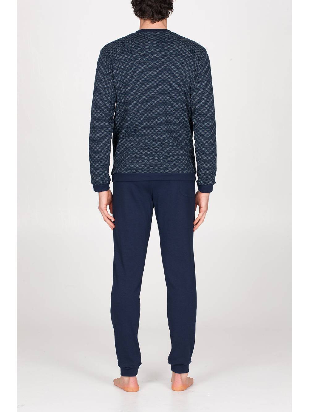 Julipet Pigiama Serafino In Caldo Interlock Di Puro Cotone