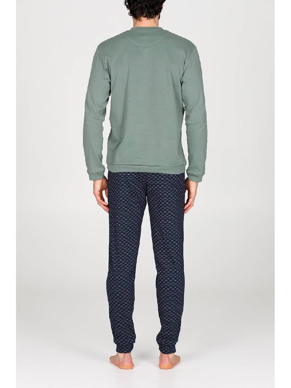 Julipet Pigiama Serafino In Caldo Interlock Di Puro Cotone