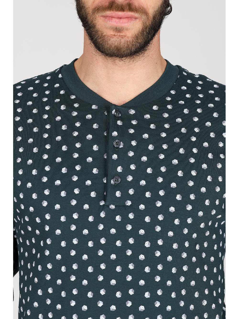 Julipet Pigiama Serafino In Caldo Interlock Di Puro Cotone