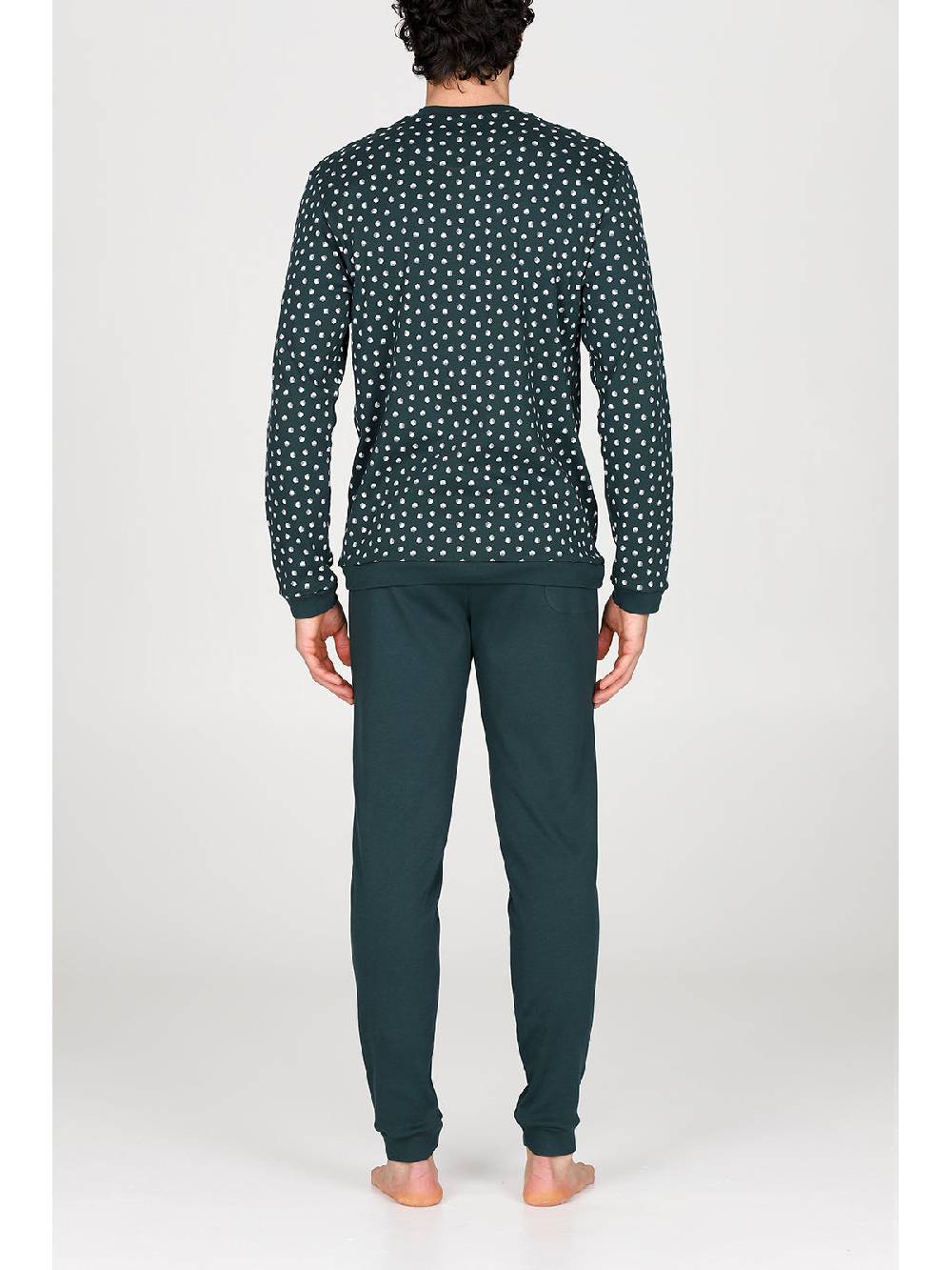 Julipet Pigiama Serafino In Caldo Interlock Di Puro Cotone