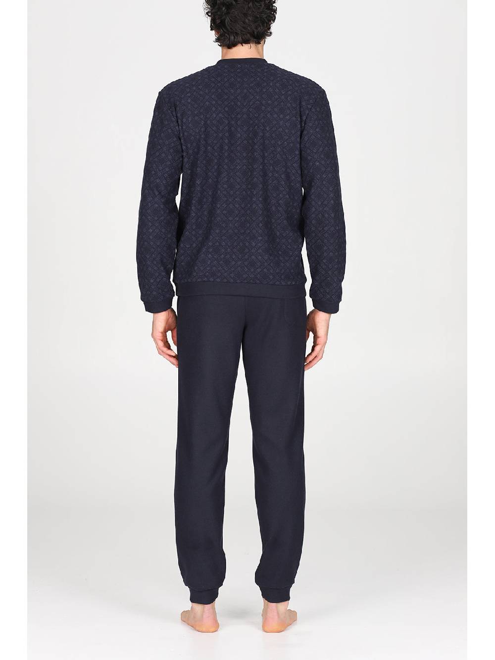 Julipet Pigiama Serafino In Confortevole Jacquard Di Cotone