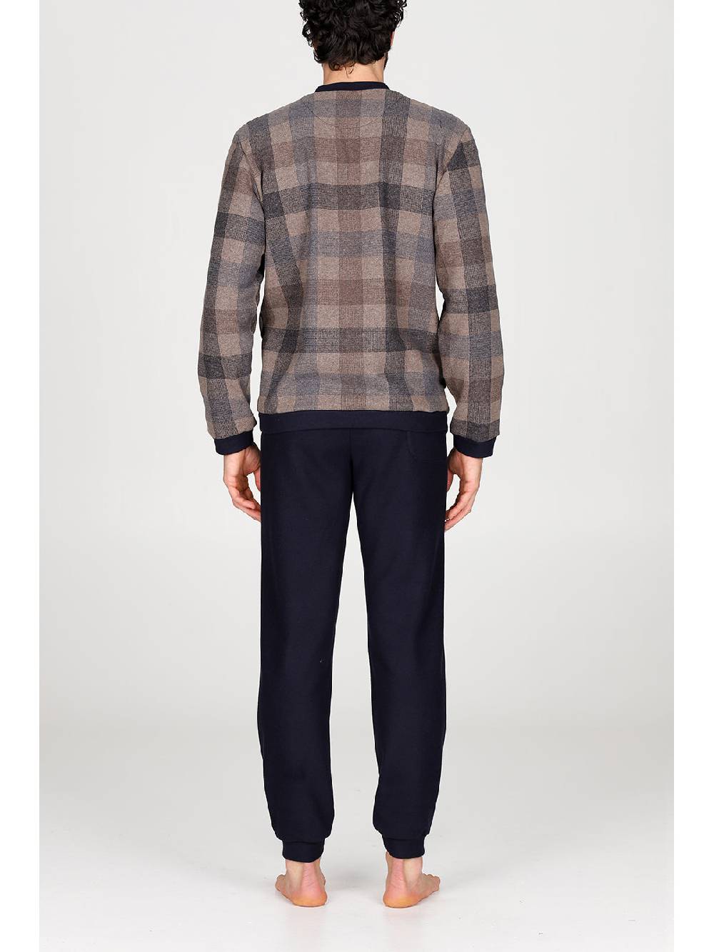 Julipet Pigiama Serafino In Confortevole Jacquard Di Cotone