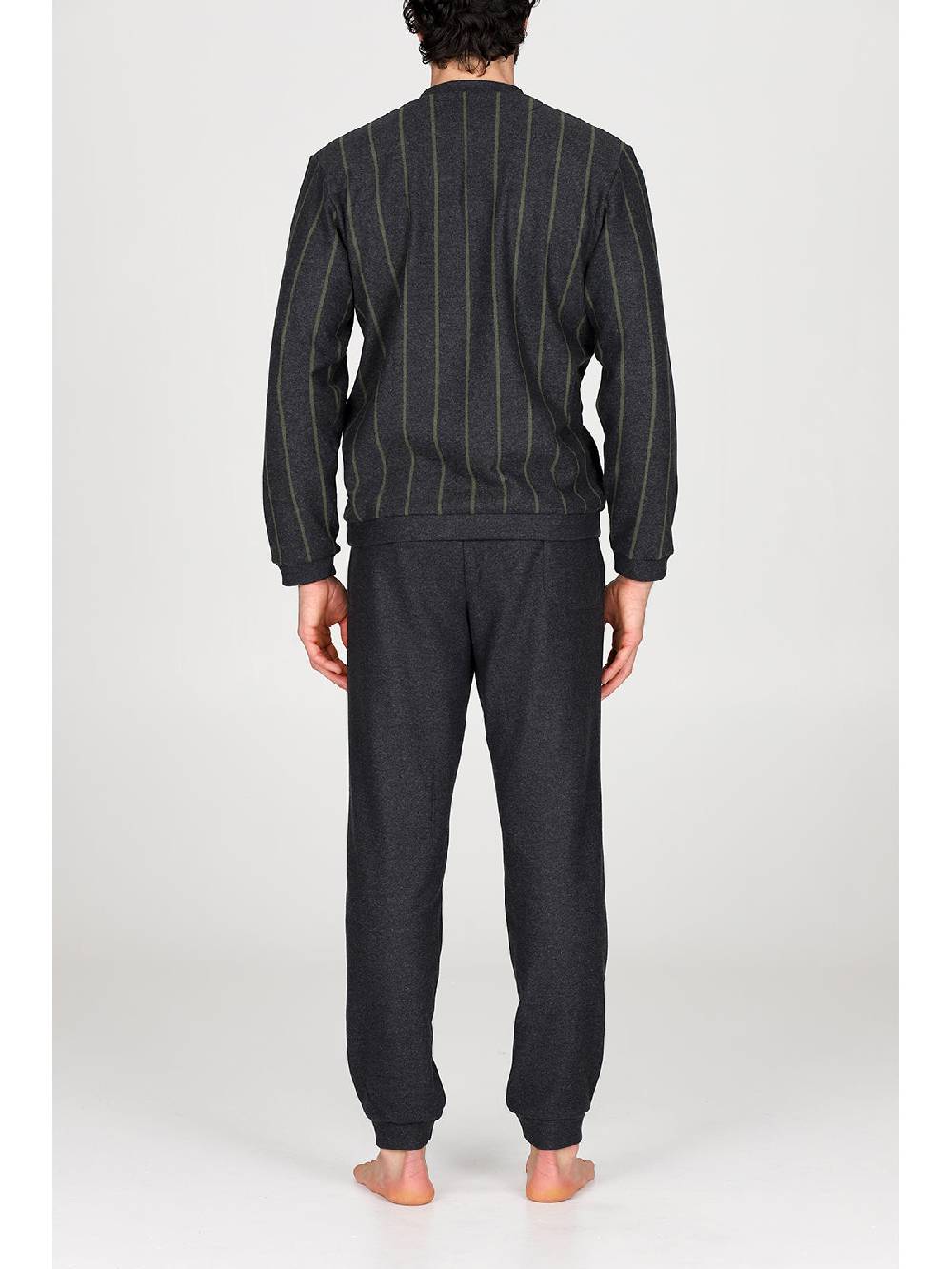 Julipet Pigiama Serafino In Confortevole Jacquard Di Cotone