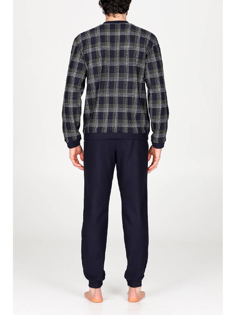 Julipet Pigiama Serafino In Confortevole Jacquard Di Cotone