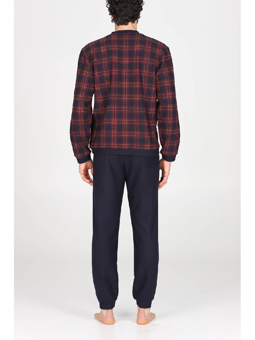 Julipet Pigiama Serafino In Confortevole Jacquard Di Cotone