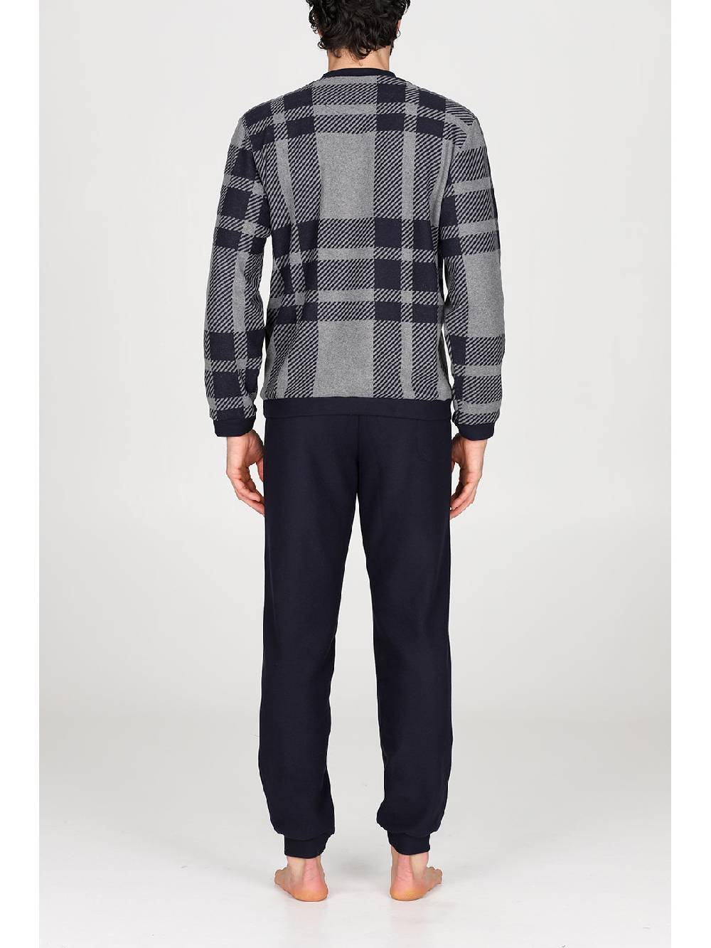 Julipet Pigiama Serafino In Confortevole Jacquard Di Cotone