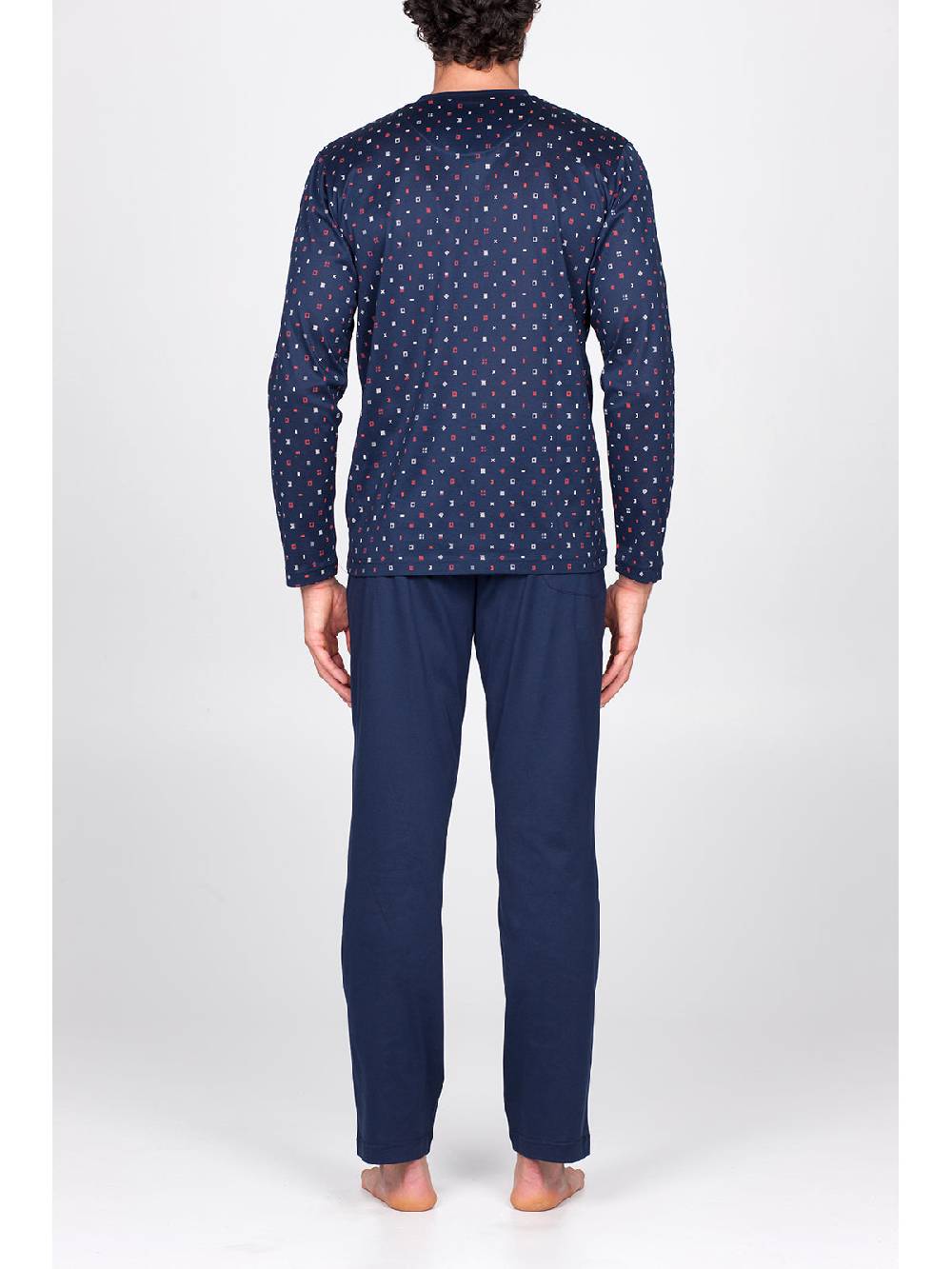 Julipet Pigiama Serafino In Setoso Puro Cotone Mercerizzato