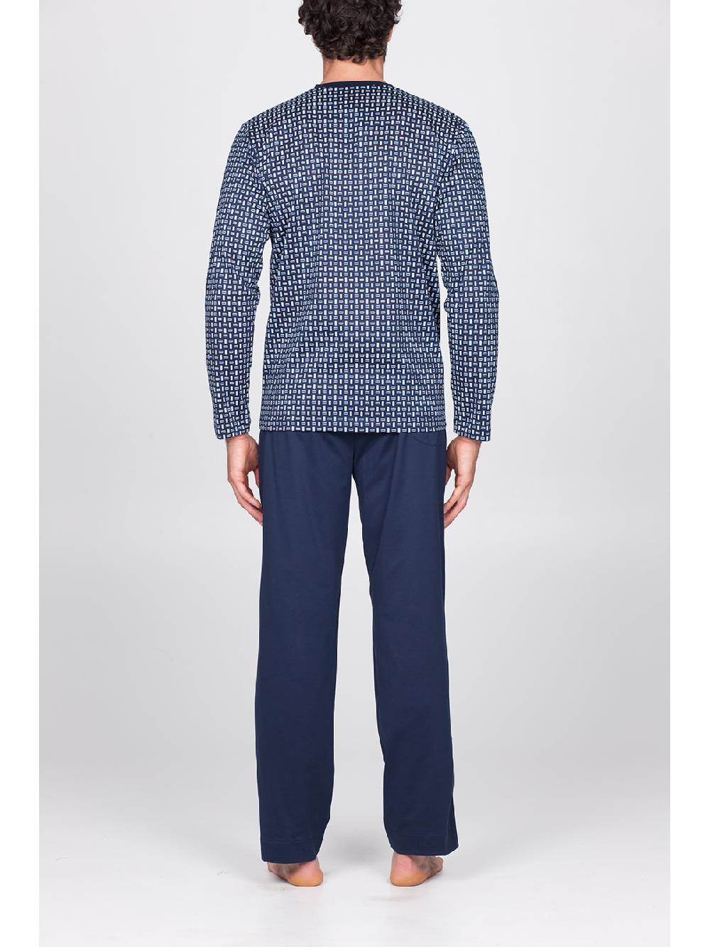 Julipet Pigiama Serafino In Setoso Puro Cotone Mercerizzato