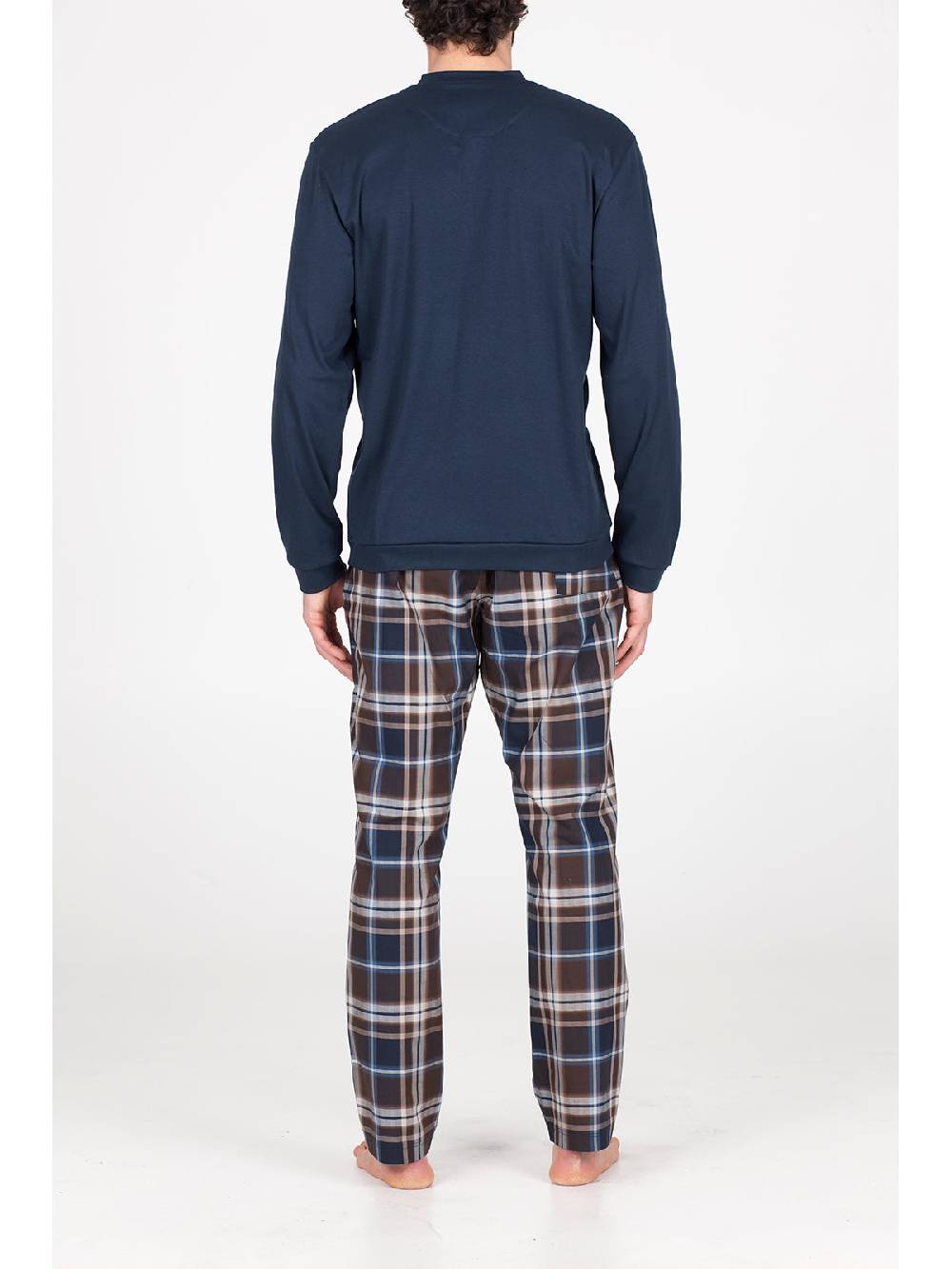 Julipet Pigiama Uomo In Morbido Twill Di Puro Cotone