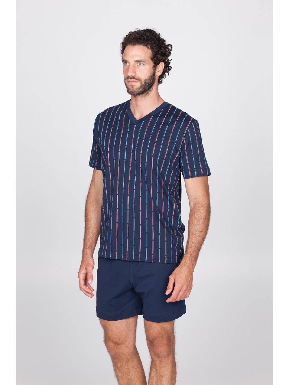 Julipet Pigiama V In Leggerissimo Jersey Di Puro Cotone