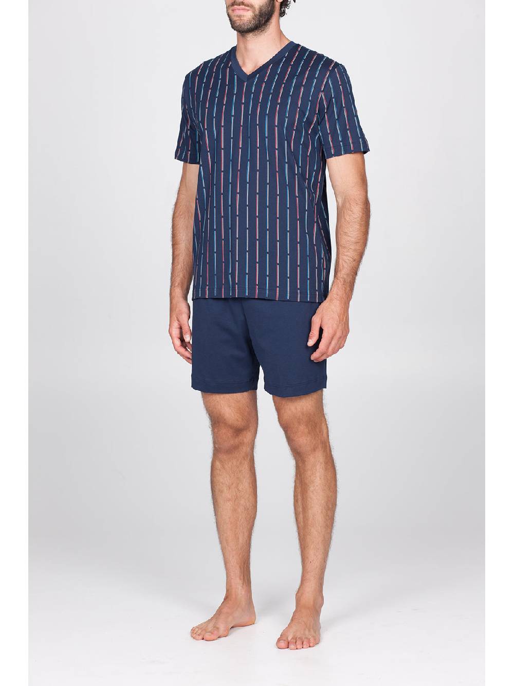 Julipet Pigiama V In Leggerissimo Jersey Di Puro Cotone