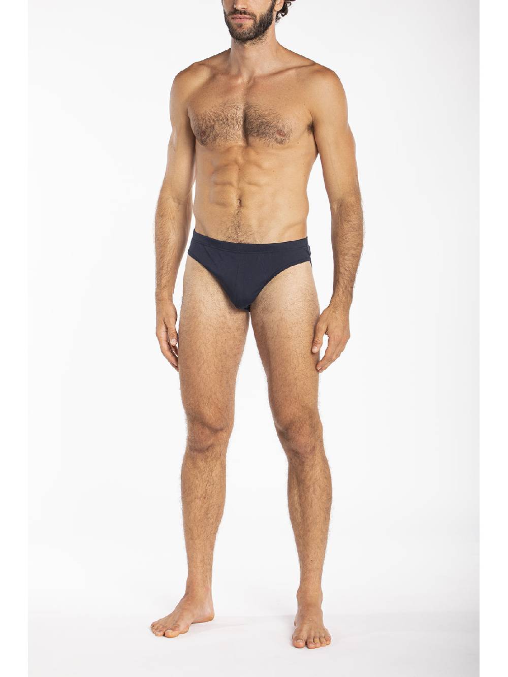 Julipet Slip Blu In Interlock Di Puro Cotone "doppia Maglia"