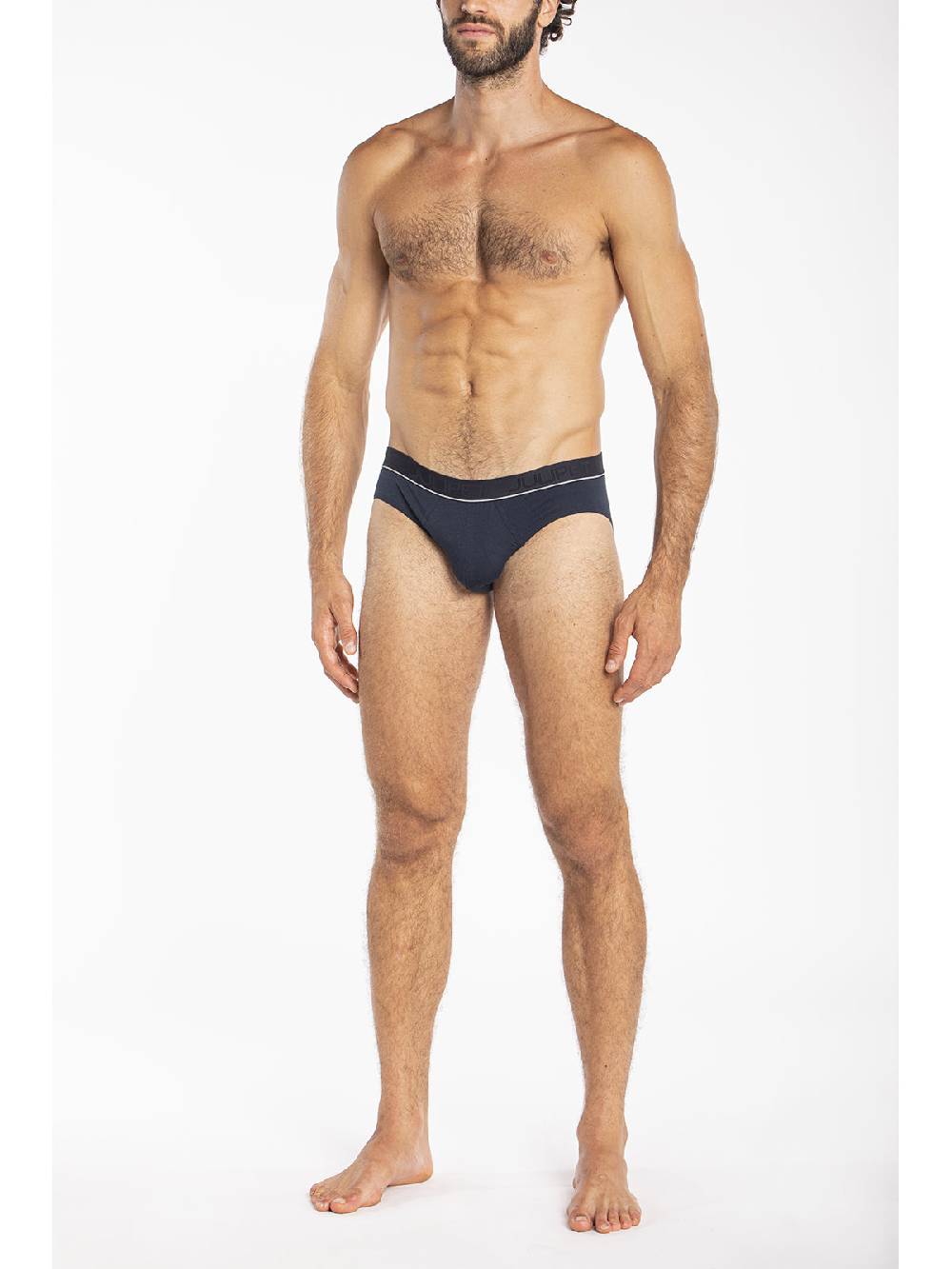 Julipet Slip Blu In Jersey Di Cotone Makò Elasticizzato Bipack