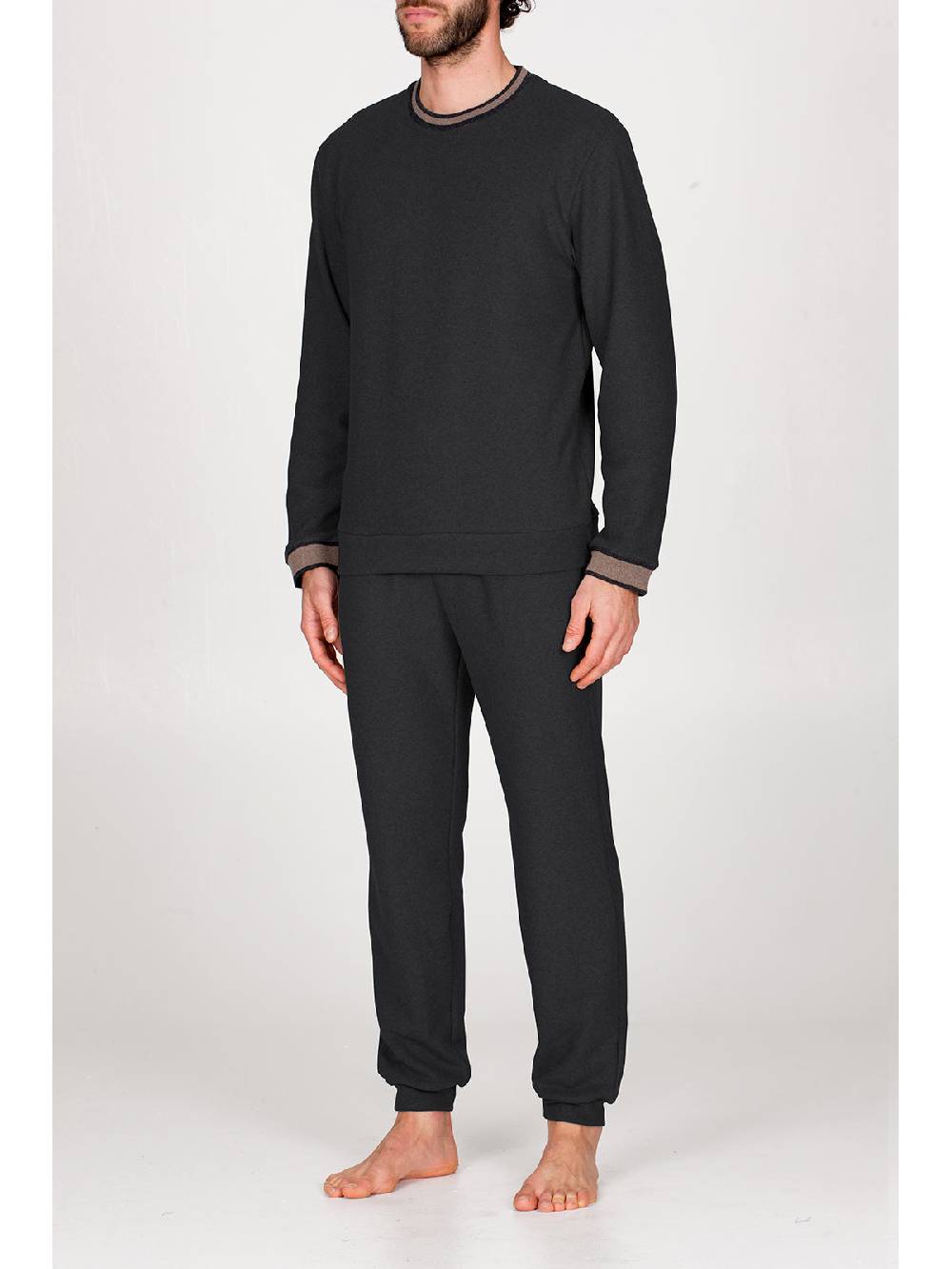 Julipet Tuta Girocollo In Confortevole Jacquard Punto Milano