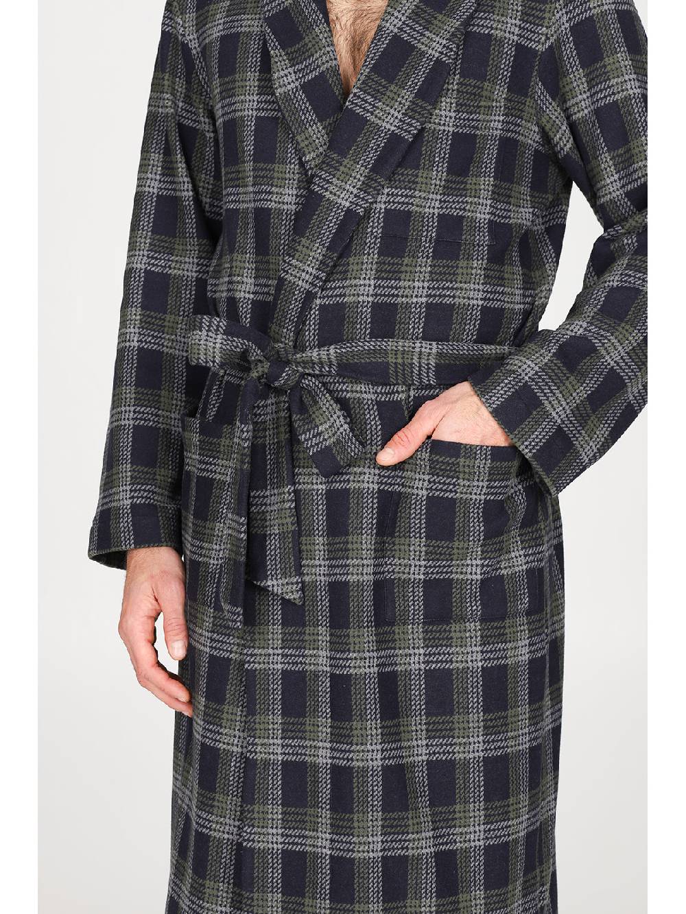 Julipet Vestaglia In Confortevole Jacquard Di Cotone