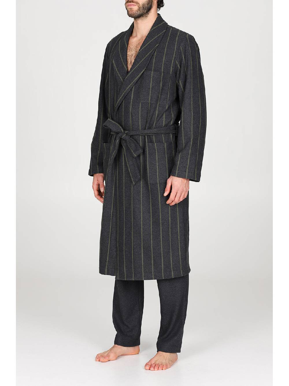 Julipet Vestaglia In Confortevole Jacquard Di Cotone