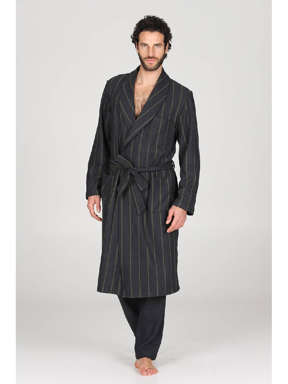 Julipet Vestaglia In Confortevole Jacquard Di Cotone