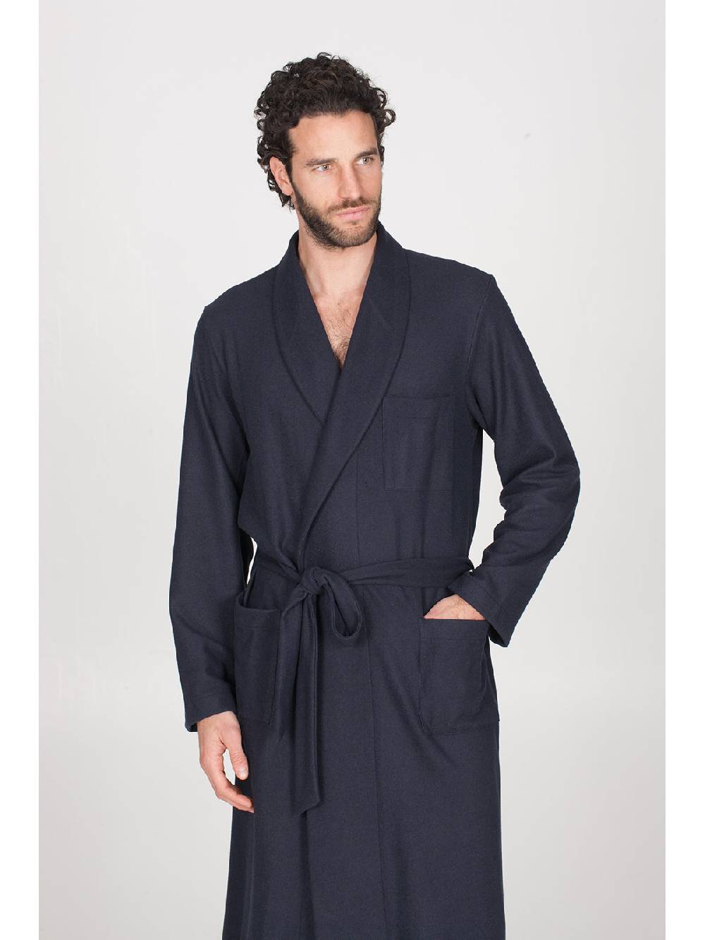 Julipet Vestaglia In Confortevole Jacquard Punto Milano