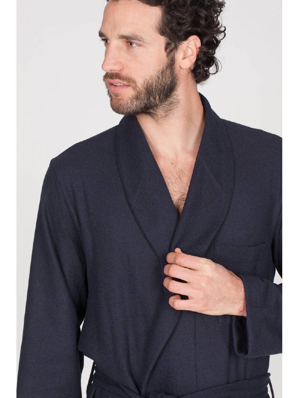 Julipet Vestaglia In Confortevole Jacquard Punto Milano