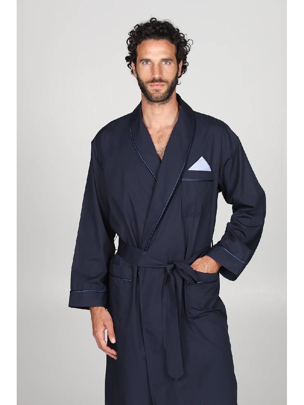 Julipet Vestaglia In Pregiato Popeline 100% Cotone, Classicità Ed Eleganza