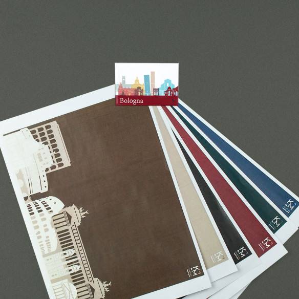 Kalamitica Calamita Design Skyline BOLOGNA - Magnete Decorativo Per Frigo E Lavagna