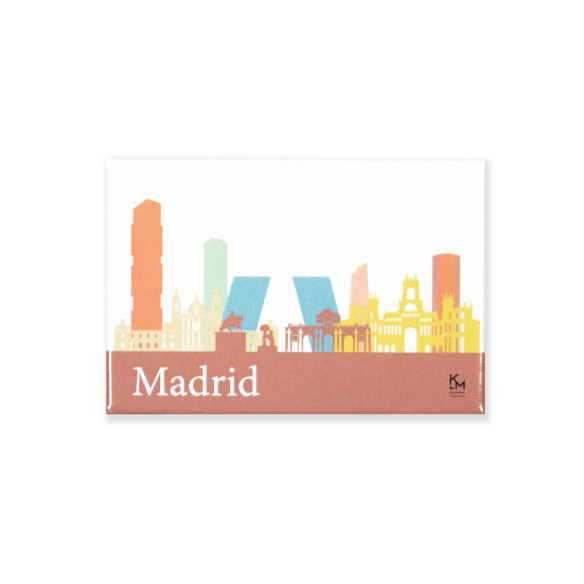Kalamitica Calamita Design Skyline MADRID - Magnete Decorativo per Frigo e Lavagna