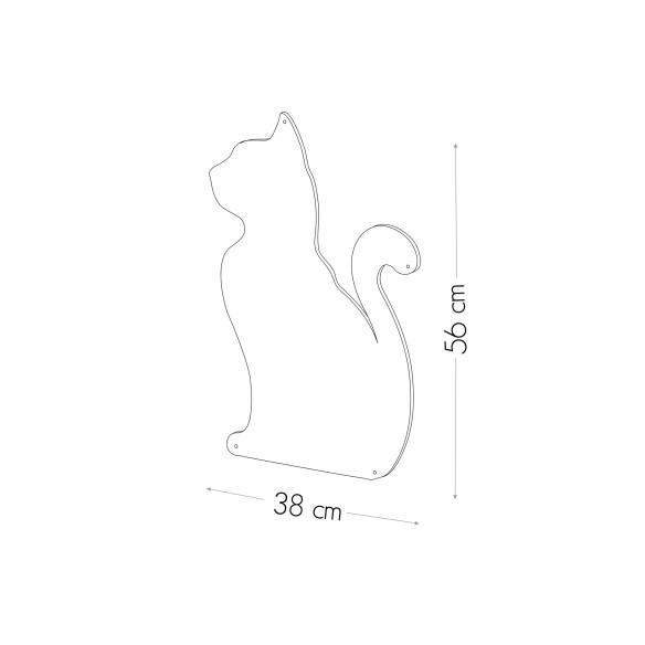 Kalamitica Gatto - Lavagna Magnetica 56x38 Cm
