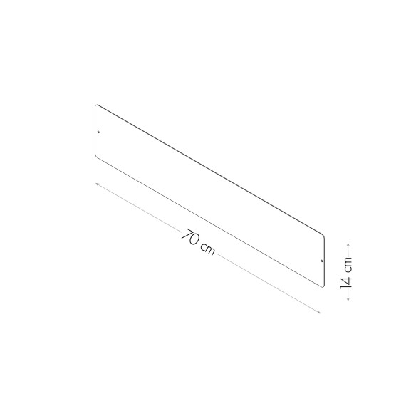 Kalamitica Lavagna Magnetica 14x70 Cm