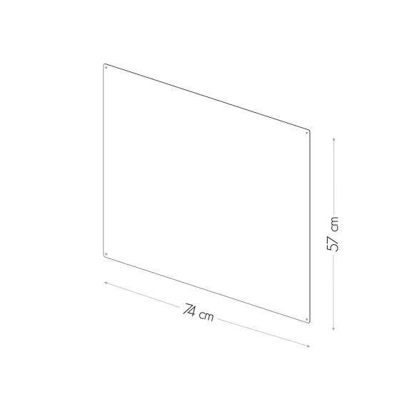 Kalamitica Lavagna Magnetica 74x57 Cm