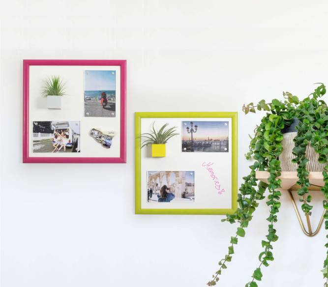 Kalamitica Lavagna Magnetica Con Cornice 30x30 Cm