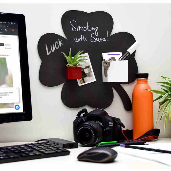 Kalamitica Quadrifoglio - Lavagna Magnetica 33x33 Cm