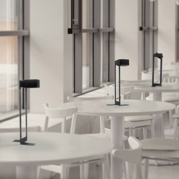 Kalamitica KaliSphera - Lampada LED Da Tavolo - Nero/Antracite