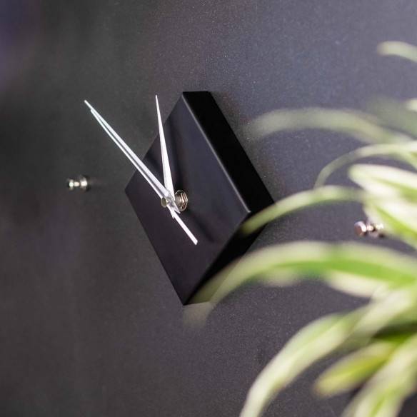 Kalamitica Kronos - Orologio Magnetico Quadrato / Nero Opaco