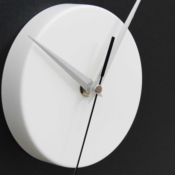 Kalamitica Kronos - Orologio Magnetico Tondo / Bianco Opaco