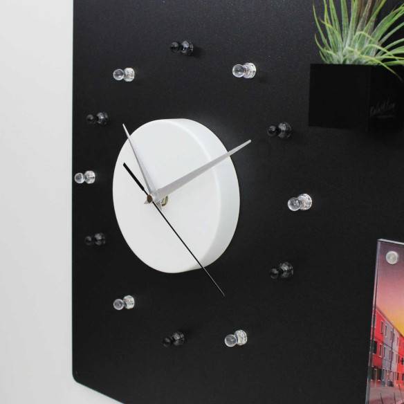 Kalamitica Kronos - Orologio Magnetico Tondo / Bianco Opaco