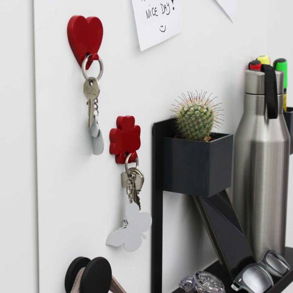 Kalamitica Lavagna Bianca Lucida Da Ufficio 114x74 Cm