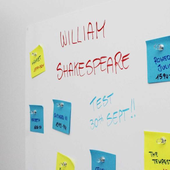 Kalamitica Lavagna Bianca Lucida Da Ufficio 56x38 Cm