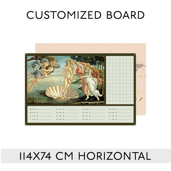 Kalamitica Lavagna Magnetica Personalizzata 114x74 cm - Orizzontale