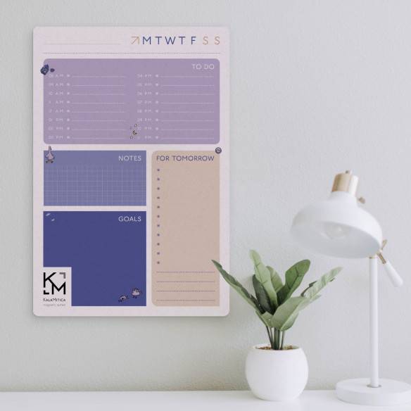 Kalamitica Lavagna Magnetica Personalizzata 56x38 Cm - Verticale