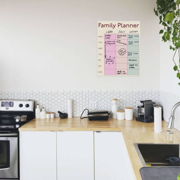 Kalamitica Lavagna Magnetica Personalizzata 74x57 Cm - Verticale