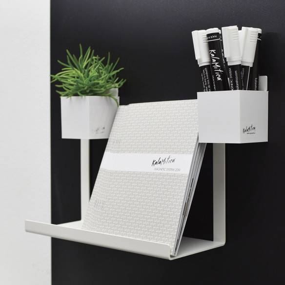 Kalamitica Mensola Magnetica "The Note" - Colore Bianco