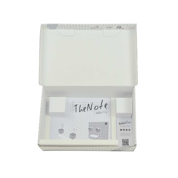 Kalamitica Mensola Magnetica "The Note" - Colore Bianco