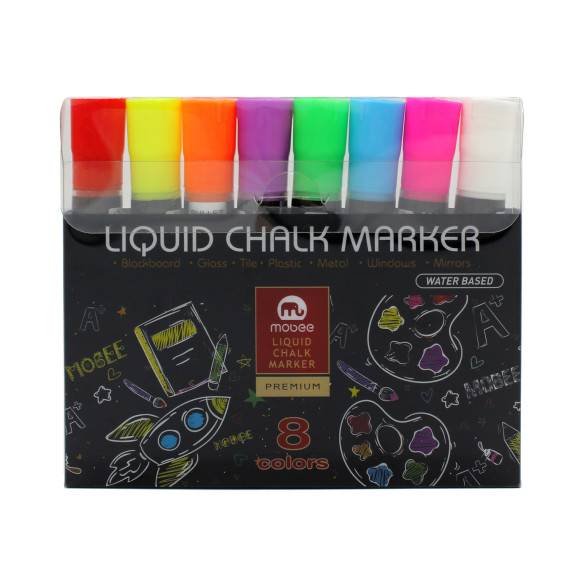 Kalamitica Pennarelli a Gesso Liquido - Pack 8 Colori