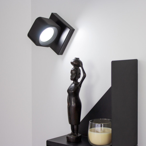 Kalamitica Supporto Da Parete Quadrato Per KaliSphera - Nero