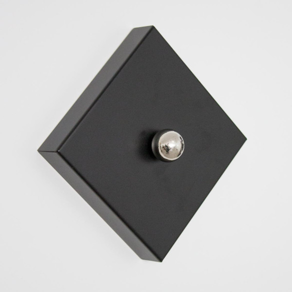 Kalamitica Supporto da Parete Quadrato per KaliSphera - Nero