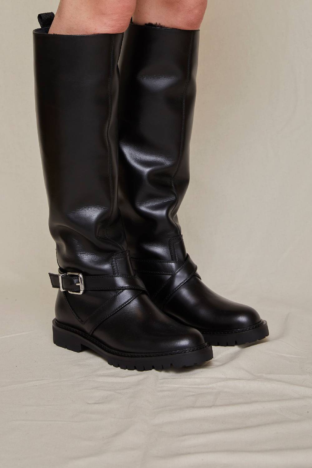 Kalliste K35 BIKER BOOTS BLACK