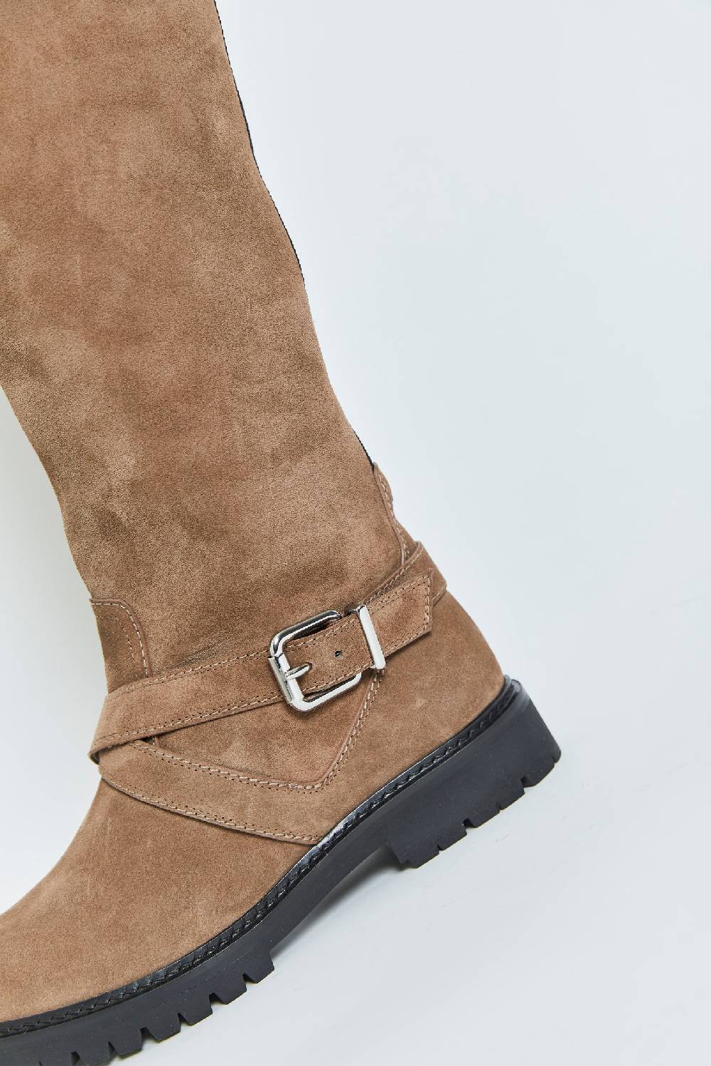 Kalliste K35 BIKER BOOTS VELOUR FANGO