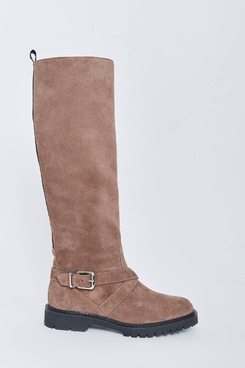 Kalliste K35 BIKER BOOTS VELOUR FANGO