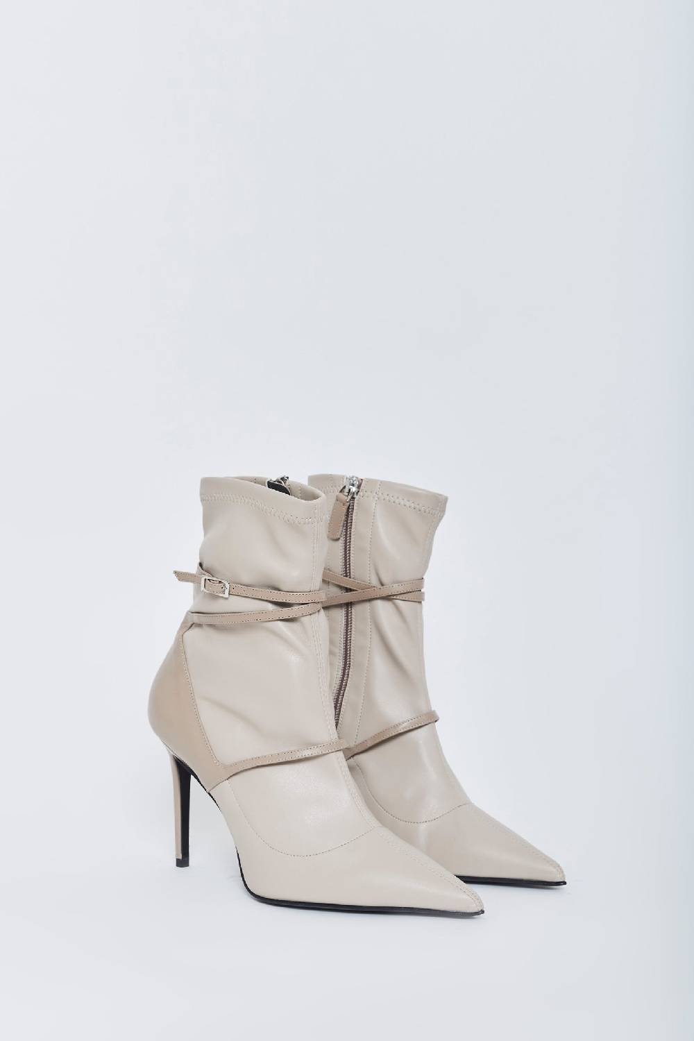 Kalliste K95 STRETCH ANKLE BOOTS OFF-WHITE